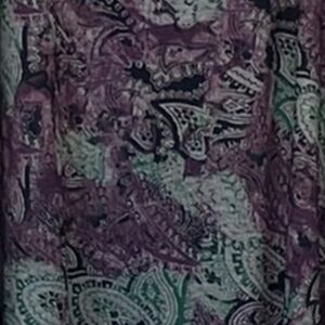 Purple Paisley Maxi Skirt